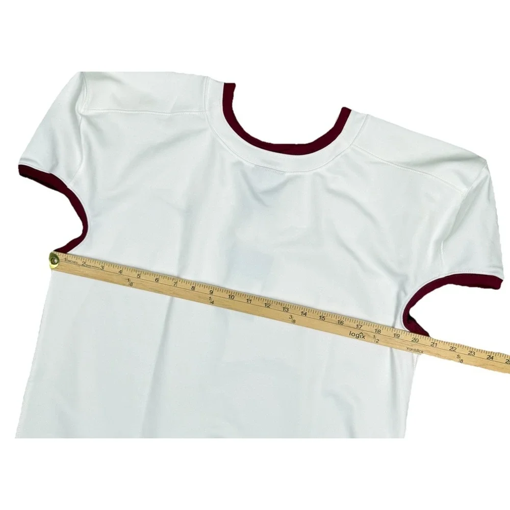 Nike Team Vapor Untouchable‎ Jersey Men's XL White Maroon Vented AO4800 NWT